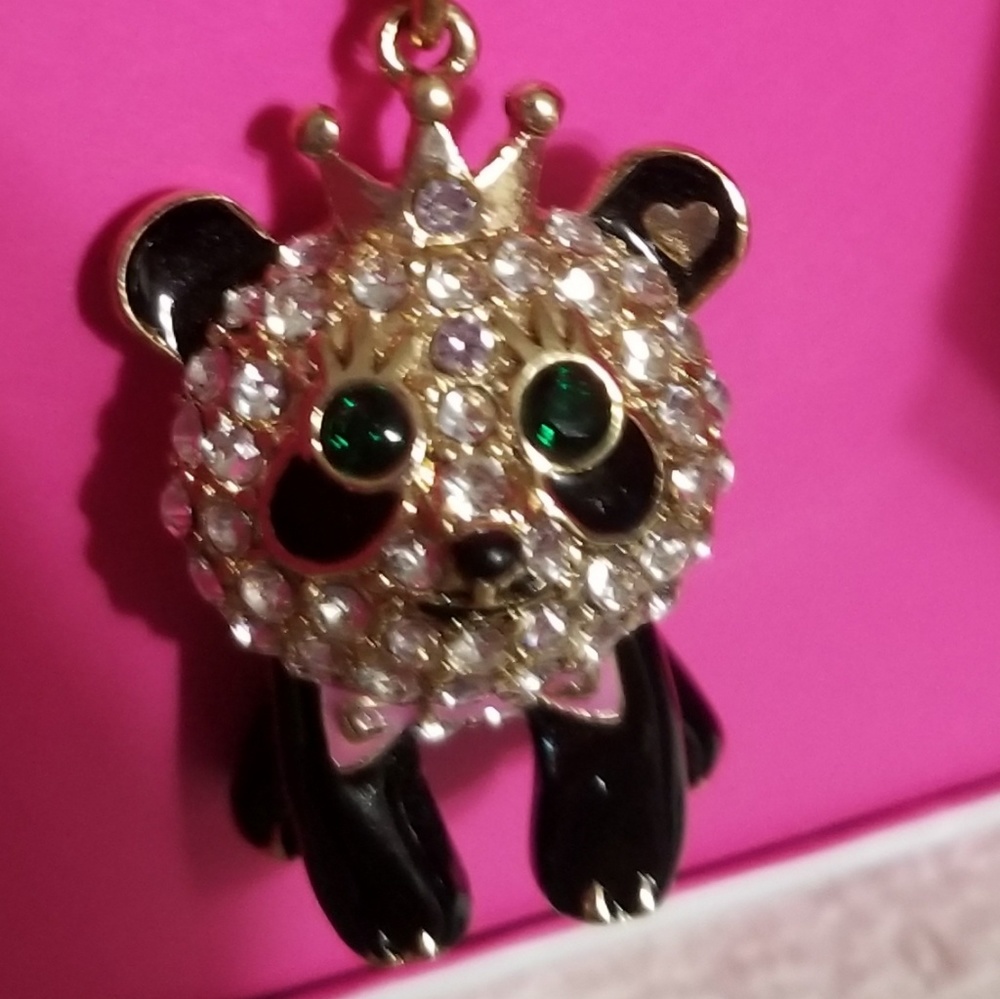 betsey johnson crown panda